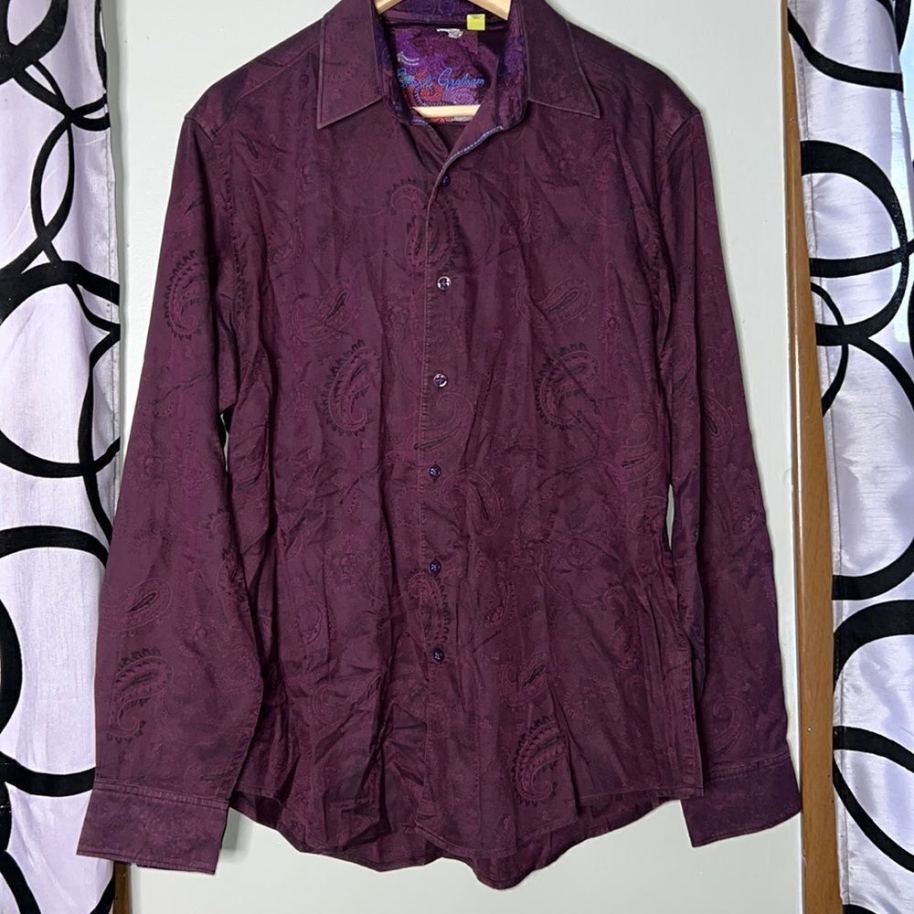 Robert Graham Men's Classic Fit Woven Shirt Medium